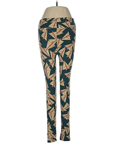 Pre-owned Lularoe Active Pants In Green
