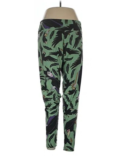 Pre-owned Lularoe Active Pants In Green