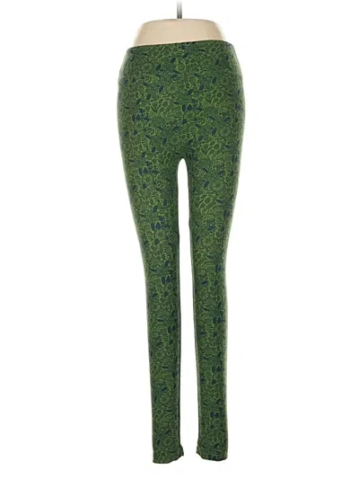 Pre-owned Lularoe Active Pants In Green