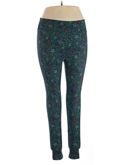 Pre-owned Lularoe Active Pants In Green