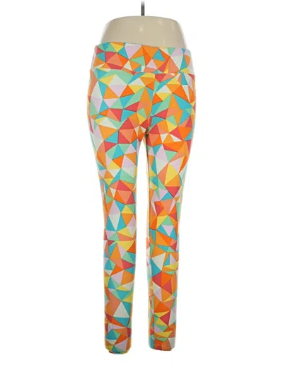 Pre-owned Lularoe Active Pants In Orange