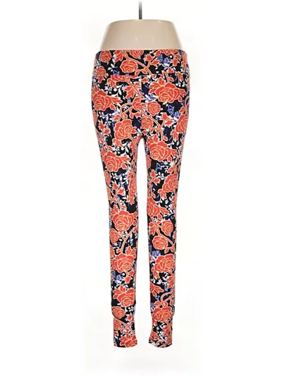 Pre-owned Lularoe Active Pants In Orange