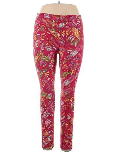 Pre-owned Lularoe Active Pants In Pink