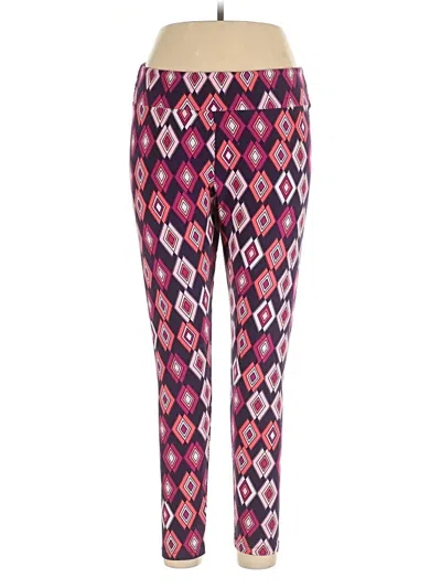 Pre-owned Lularoe Active Pants In Pink