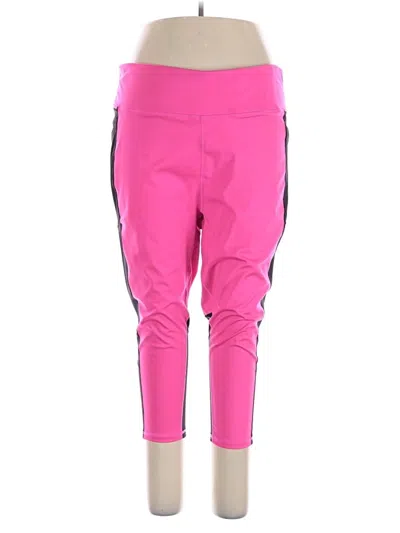 Pre-owned Lularoe Active Pants In Pink