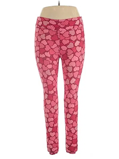 Pre-owned Lularoe Active Pants In Pink