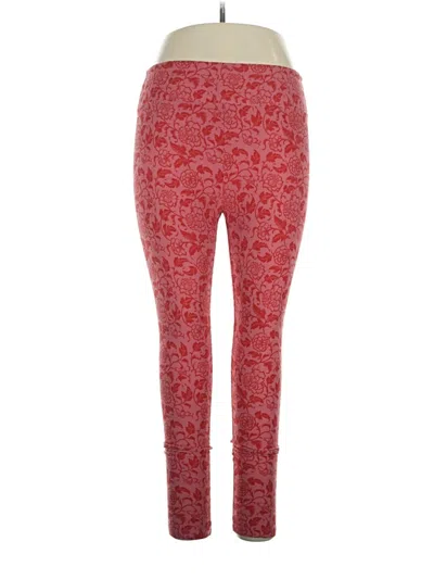 Pre-owned Lularoe Active Pants In Pink