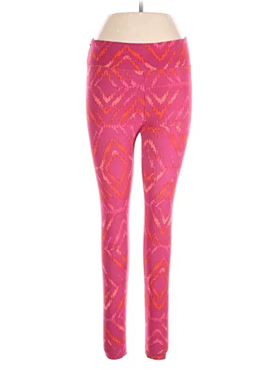 Pre-owned Lularoe Active Pants In Pink