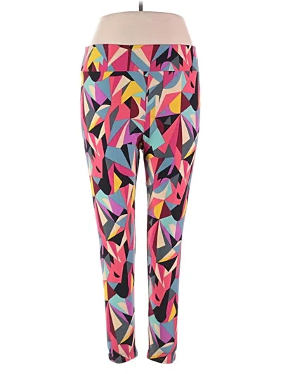 Pre-owned Lularoe Active Pants In Pink
