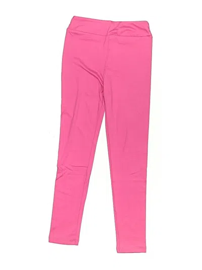 Pre-owned Lularoe Kids' Active Pants In Pink