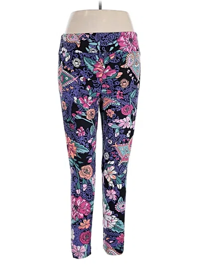 Pre-owned Lularoe Active Pants In Pink