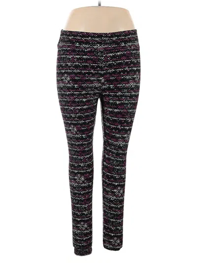 Pre-owned Lularoe Active Pants In Purple
