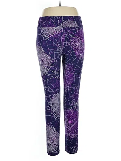 Pre-owned Lularoe Active Pants In Purple
