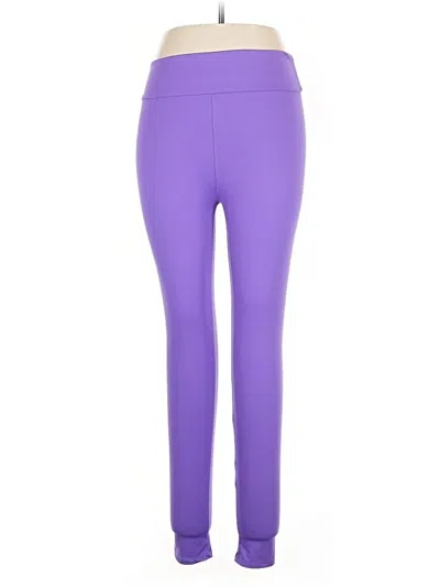 Pre-owned Lularoe Active Pants In Purple