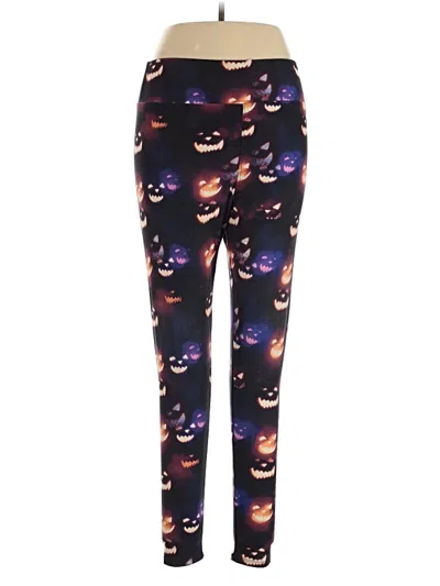 Pre-owned Lularoe Active Pants In Purple