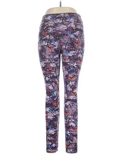 Pre-owned Lularoe Active Pants In Purple