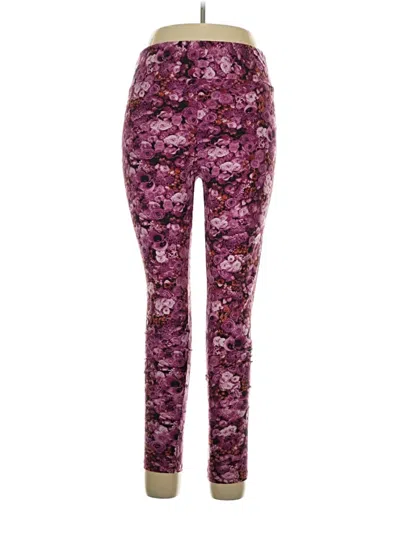 Pre-owned Lularoe Active Pants In Purple