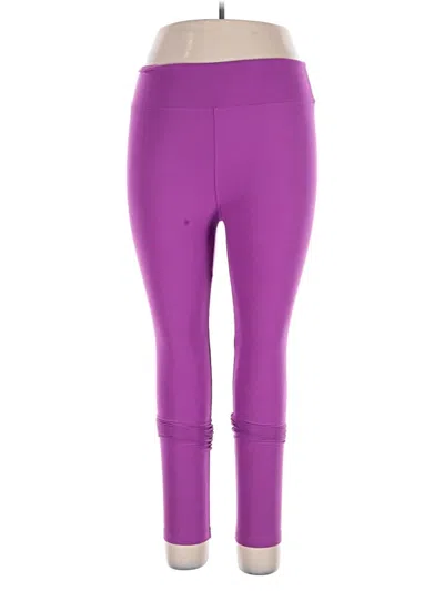 Pre-owned Lularoe Active Pants In Purple