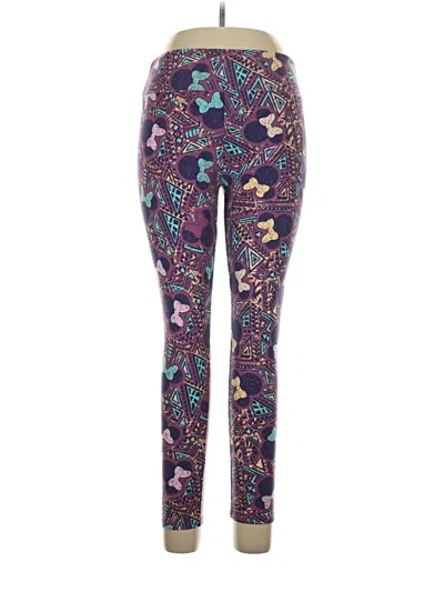 Pre-owned Lularoe Active Pants In Purple