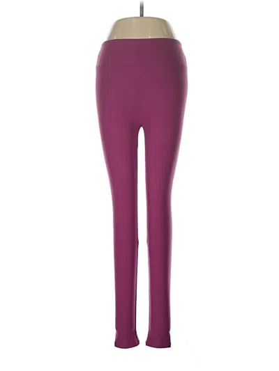 Pre-owned Lularoe Active Pants In Purple
