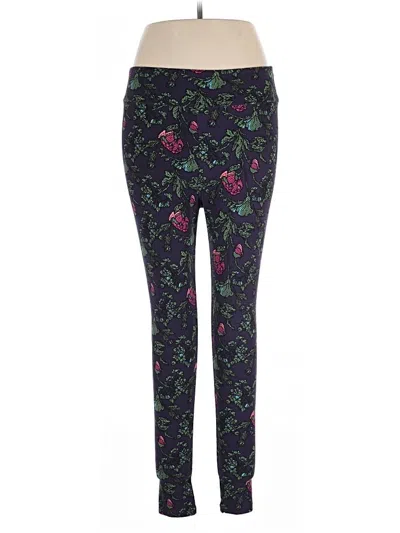 Pre-owned Lularoe Active Pants In Purple