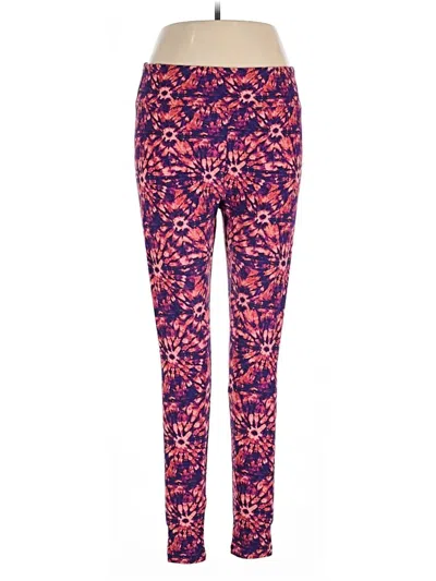 Pre-owned Lularoe Active Pants In Purple
