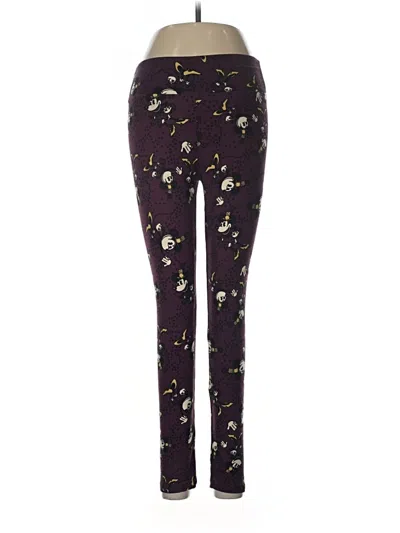 Pre-owned Lularoe Active Pants In Purple