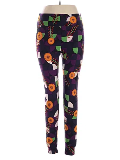 Pre-owned Lularoe Active Pants In Purple