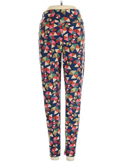 Pre-owned Lularoe Active Pants In Red