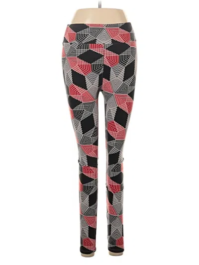 Pre-owned Lularoe Active Pants In Red