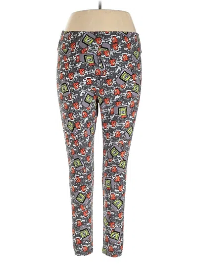 Pre-owned Lularoe Active Pants In Red