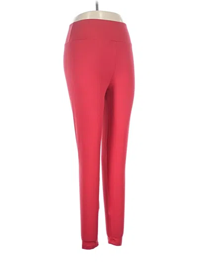 Pre-owned Lularoe Active Pants In Red