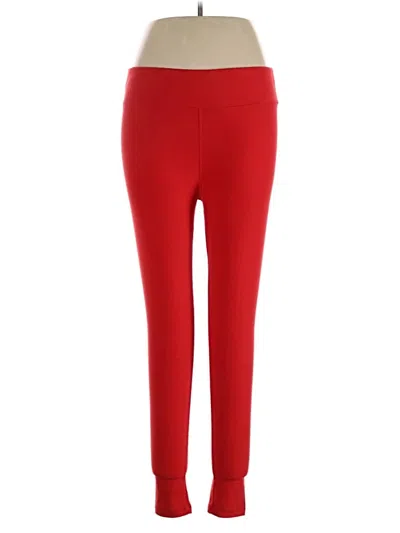Pre-owned Lularoe Active Pants In Red
