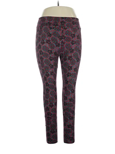 Pre-owned Lularoe Active Pants In Red