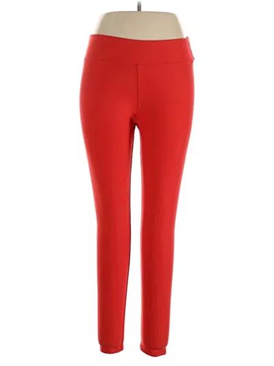 Pre-owned Lularoe Active Pants In Red