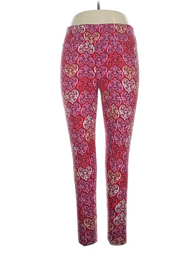 Pre-owned Lularoe Active Pants In Red