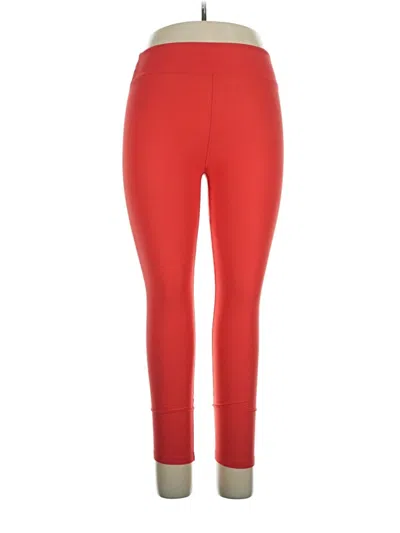 Pre-owned Lularoe Active Pants In Red