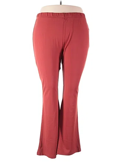 Pre-owned Lularoe Active Pants In Red
