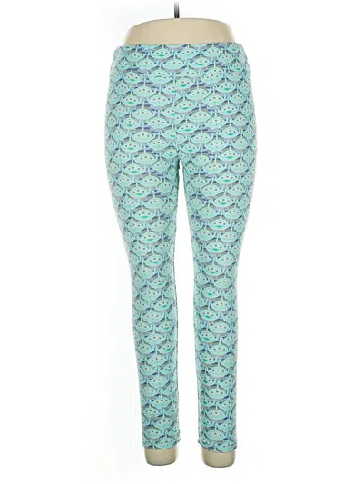 Pre-owned Lularoe Active Pants In Teal