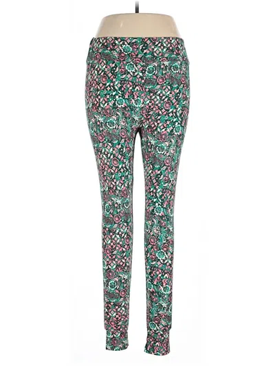Pre-owned Lularoe Active Pants In Teal