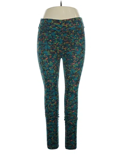 Pre-owned Lularoe Active Pants In Teal