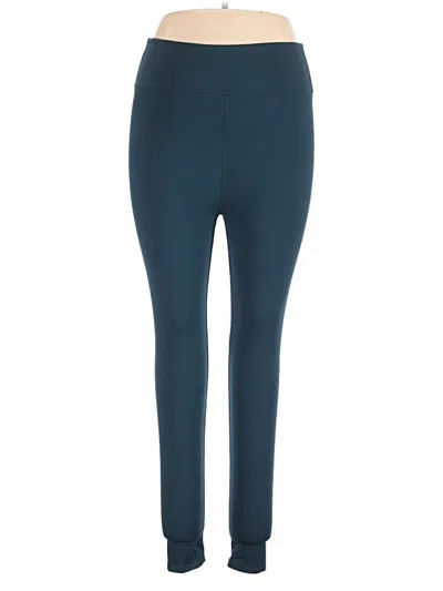 Pre-owned Lularoe Active Pants In Teal
