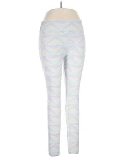 Pre-owned Lularoe Active Pants In White