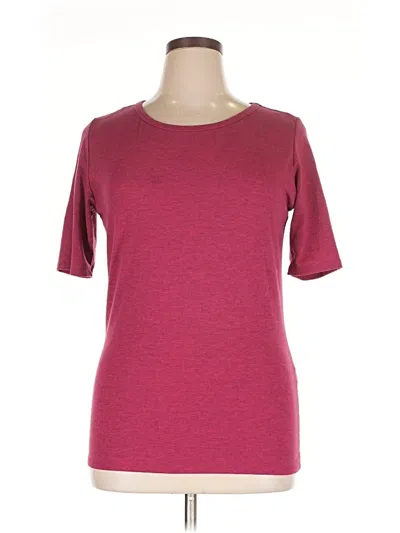 Pre-owned Lularoe Active T-shirt In Burgundy
