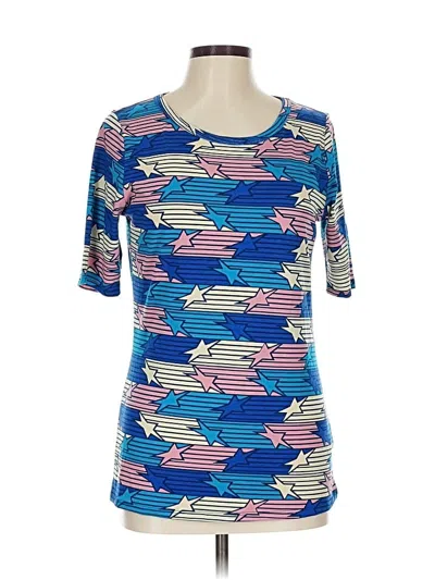 Pre-owned Lularoe Active T-shirt In Blue
