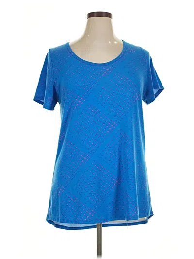 Pre-owned Lularoe Active T-shirt In Blue