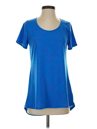 Pre-owned Lularoe Active T-shirt In Blue