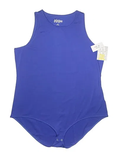 Pre-owned Lularoe Bodysuit In Blue