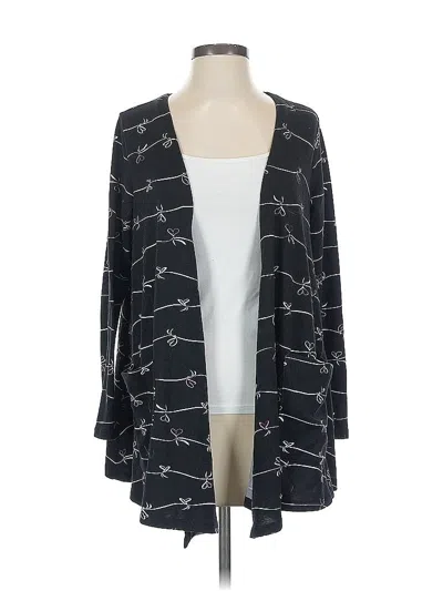 Pre-owned Lularoe Cardigan Sweater In Black