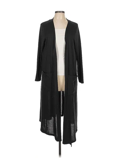 Pre-owned Lularoe Cardigan Sweater In Black